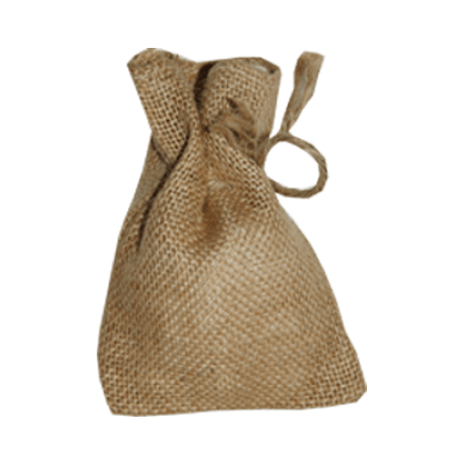 1010-5863 Set of 25 little jute bags