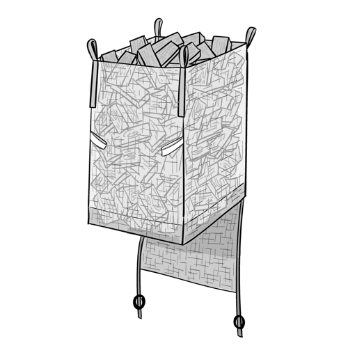 3530-6864 Holz Big Bag (Mehrweg)