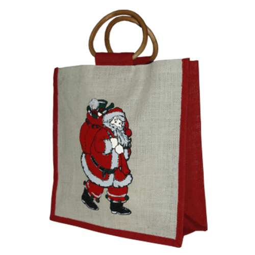 8850-5867 Jute shopping bags"Santa"