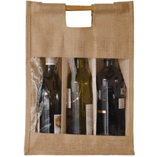 8850-5868 Juteweintragtaschen "Vino"