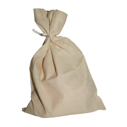 8860-6352 sacs en coton blanc natural