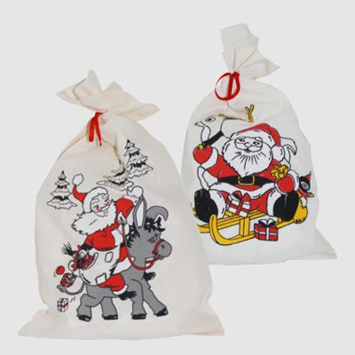 Cotton Christmas Bags